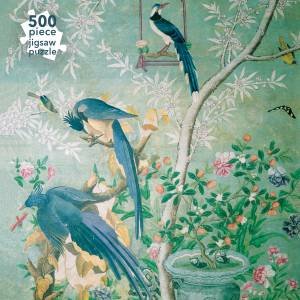 500 Piece Jigsaw: John James Audubon, Magpie Jays by Flame Tree Studio
