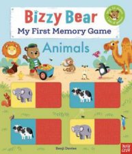 Bizzy Bear My First Memory Game Book Animals