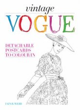 Vintage Vogue Detachable Postcards To Colour In