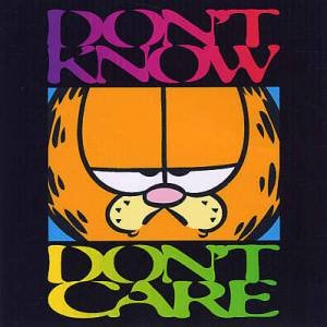 Garfield: Don't Know, Don't Care - Garfield Gift Books by DAVIS JIM