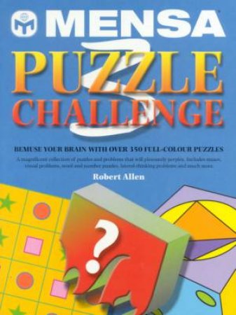 Mensa Colour Puzzle Challenge 3 by Allen Robert