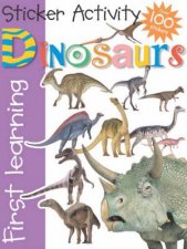 First Learning Sticker Activity Dinosaurs