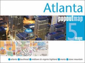 Atlanta PopOut Map by Unknown
