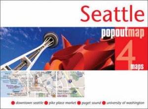 Seattle PopOut Map by Unknown