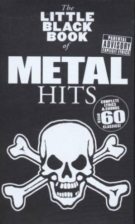 The Little Black Book Metal Hits by Music Print