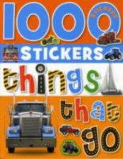 1000 Stickers Things That Go