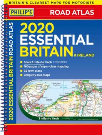 Philip's Essential Road Atlas Britain and Ireland by Philip's Maps