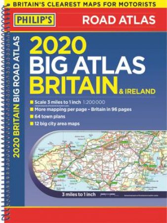 Philip's Big Road Atlas Britain and Ireland by Philip's Maps