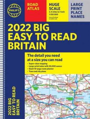 Philip's EasyRead Britain Road Atlas by Various