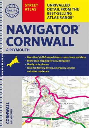 Philip's Street Atlas Cornwall and Plymouth by Philip's Maps