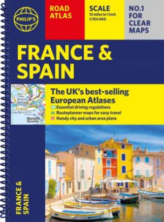 Philip's France and Spain Road Atlas by Philip's Maps