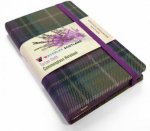 Scottish Traditions Heather Pocket Genuine Tartan Cloth Commonplace Notebook