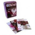 Romantic Flowers Tinned Notecards