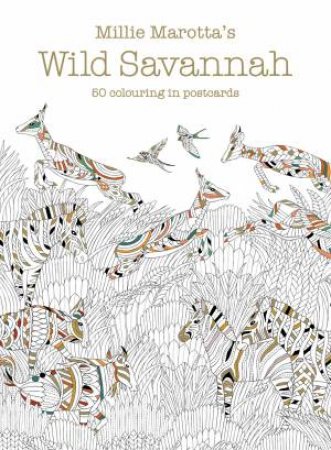 Millie Marotta's Wild Savannah Postcard Box by Millie Marotta