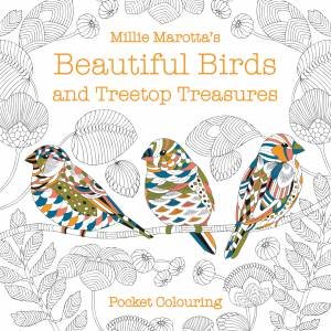 Mille Marotta's Beautiful Birds And Treetop Treasures Pocket Colouring by Millie Marotta