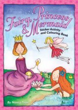 Fairy Princess and Mermaid Sticker Activity  Colouring Book