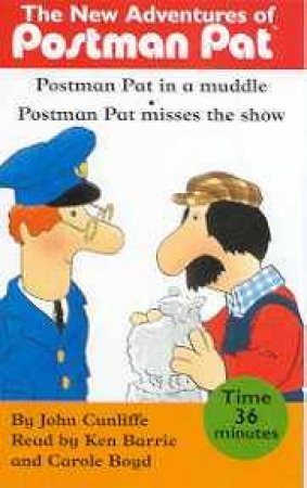 Postman Pat: In A Muddle & Misses The Show - Cassette by John Cunliffe