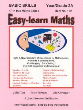 EasyLearn Maths 2A by Julin Tan