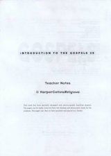 Introduction To The Gospels  Teacher Notes