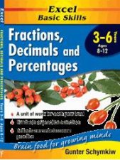 Excel Basic Skills Fractions Decimals  Percentages  Years 3  6