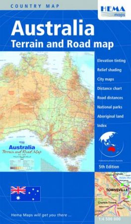 Australia Terrain And Road Map 5 Ed. by Various