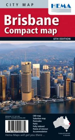 Brisbane Compact Map 6 Ed. by Various