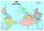 Hema Laminated Maps Upside Down World Tube