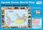 Upside Down World Jigsaw Map 300 Pieces