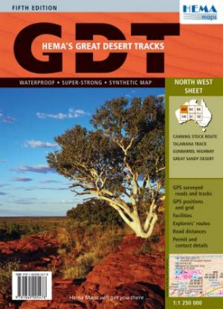 Great Desert Tracks NW Sheet Map 5 Ed. by Various