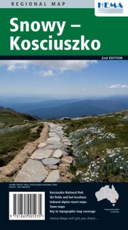 Hema Regional Map: Snowy Mountains Kosciusko, 2nd Ed. by Various