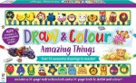 Draw And Colour Amazing Things 24Pencil Set