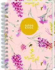 2022 DayToPage Diary Pink Native Floral