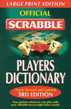 Official Scrabble Players Dictionary  Large Print