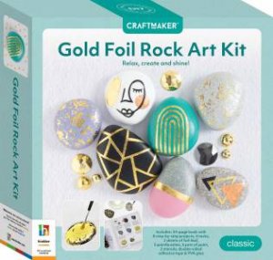 Gold Foil Rock Art Kit by Lisa Zimmerman