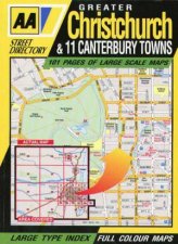 AA Street Directory New Zealand Greater Christchurch  11 Canterbury Towns
