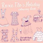 Rosie Flos Holiday Colouring Book