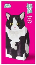 Pop Up Pet Black  White Cat