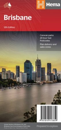 Hema City Map: Brisbane & Region, 12th Ed. by Various