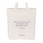 Canvas Quote Tote C S Lewis