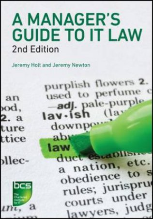 A Manager's Guide to IT Law, 2nd Edition by Jeremy Holt