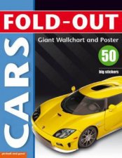 FoldOut Poster Sticker Book Cars
