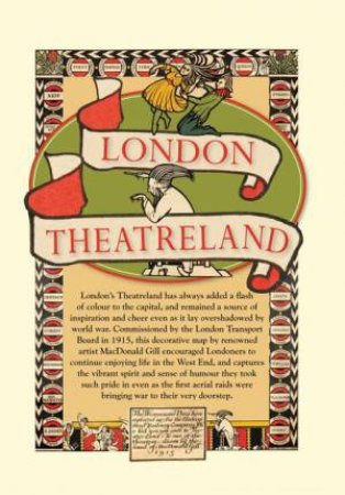 London Theatreland by MacDonald Gill