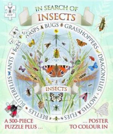 In Search Of Insects Jigsaw And Poster by Caz Buckingham