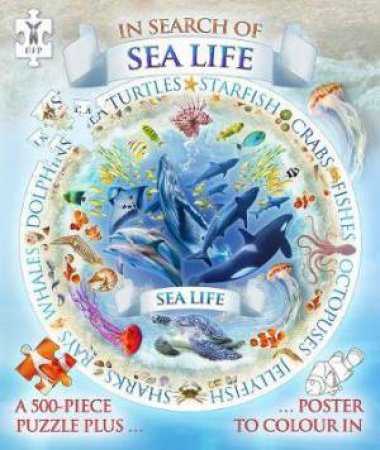 In Search of Sea Life Jigsaw and Poster by Caz Buckingham