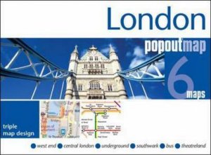 London PopOut Map 6 Maps by Various