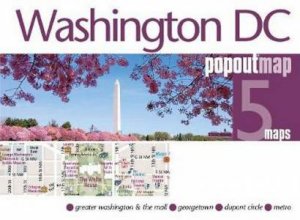 Washington DC PopOut Map by PopOut Maps