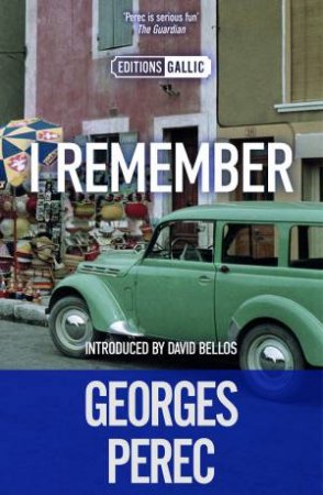 I Remember by Georges Perec 