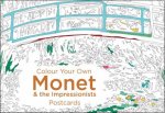 Colour Your Own Monet And The Impressionists Postcards