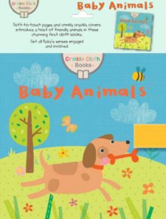 Crinkle Cloth Book: Baby Animals