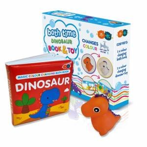 Colour Changing Bath Book: Dinosaur by Buddy and Barney